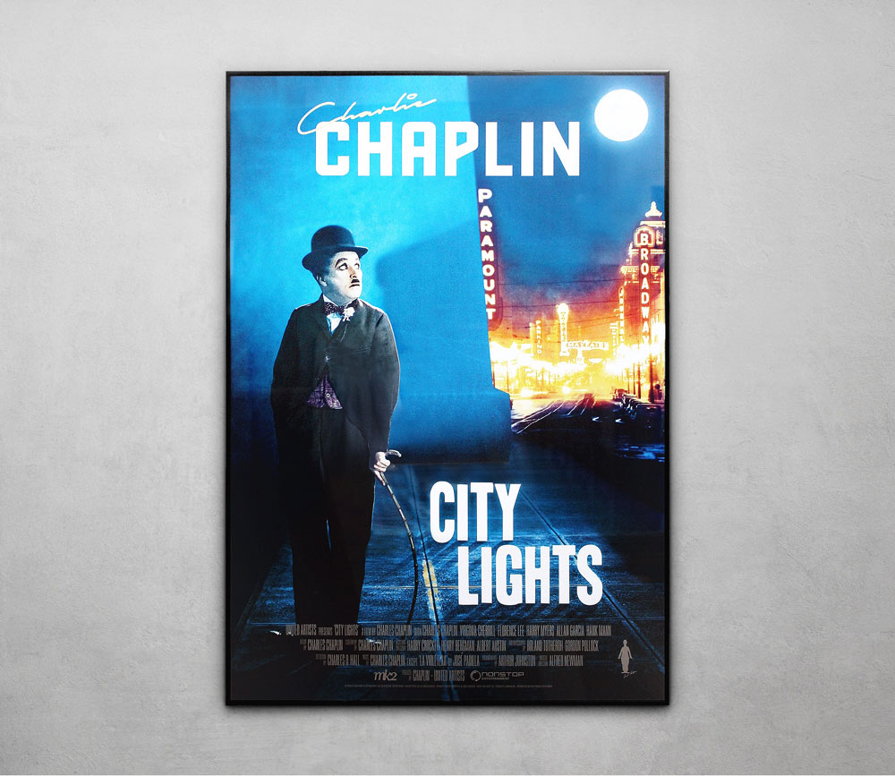 Charlie Chaplin Framed Poster