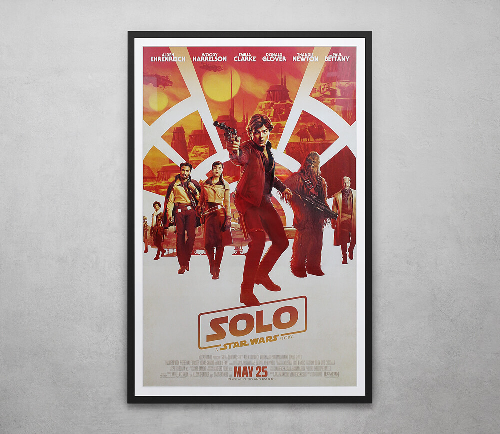 Han Solo Star Wars Movie Poster