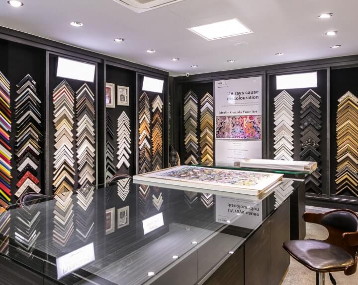 Professional Framing of Silk Scarves in Singapore