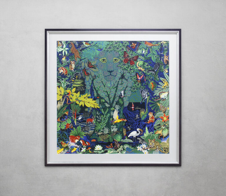 Framed Hermes Scarf | Merlin