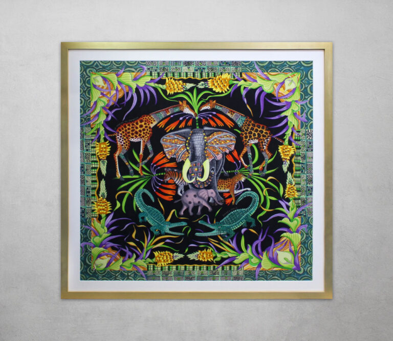 Scarf on Silk Backing | Merlin