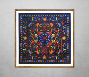 Framed Hermes Scarf | Merlin